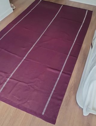 Cortinas estampadas - Beige y Morado