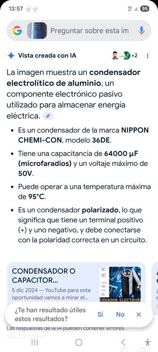Condensador electrolítico Nippon 64000µF