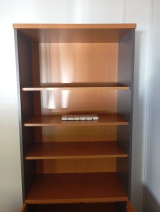 Estantería oficina marrón-gris