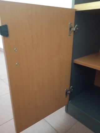 Estantería oficina marrón-gris