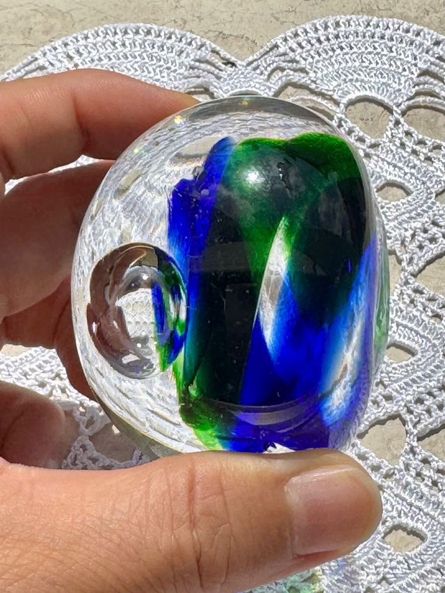 Fermacarte vetro soffiato Murano