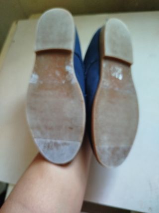 Zapatillas azul marino de lona