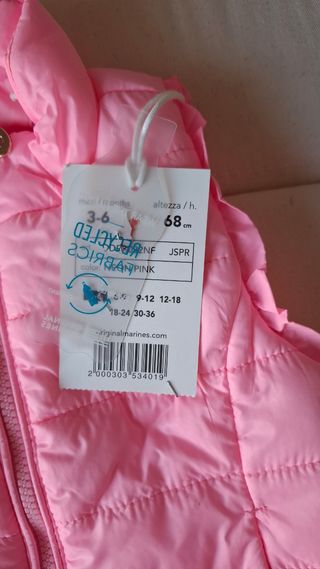 Gilet rosa Original Marines neonata