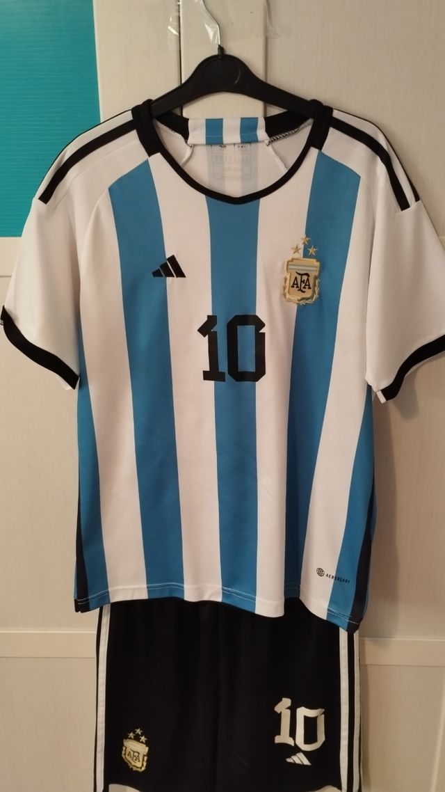 Equipación Argentina Messi - 12 años