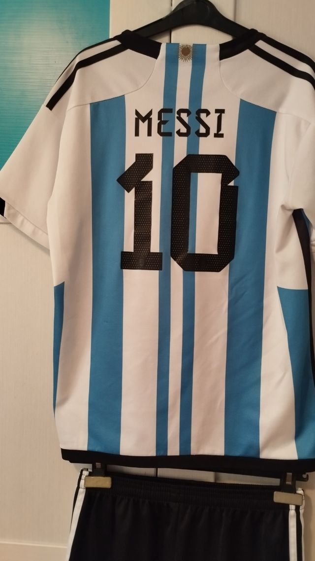 Equipación Argentina Messi - 12 años