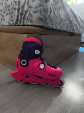 Patines Oxelo Play 3 rosa niña talla de 34-36
