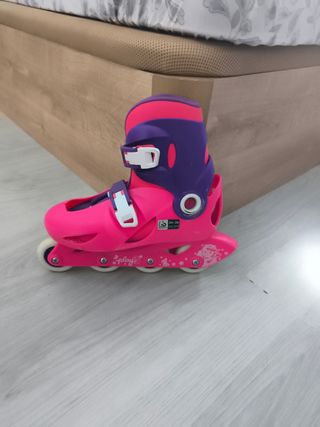Patines Oxelo Play 3 rosa niña talla de 34-36