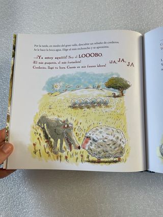Libro infantil El buen humor del lobo gris