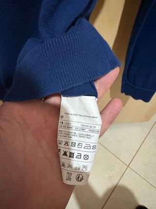 Maglia Sisley Cotone – Blu (Taglia M)