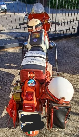 Gilera B 300 EXTRA NS. Motocicletta d'epoca.