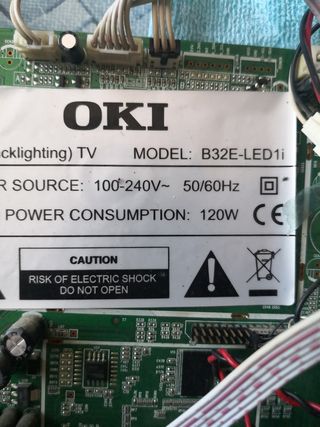 Se Vende Placa fuente poder TV OKY MP138-CH