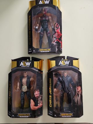 AEW Unrivaled figuras wrestling