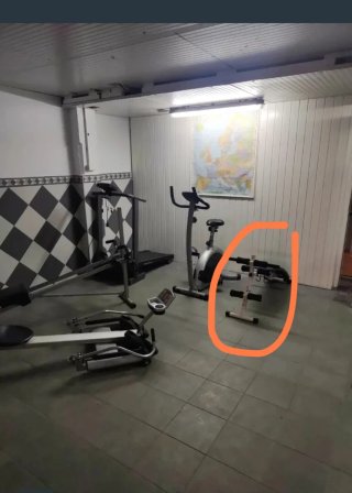 Máquinas fitness: Remo, banco abdominales,...