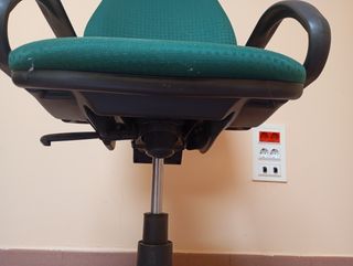 Silla oficina giratoria verde