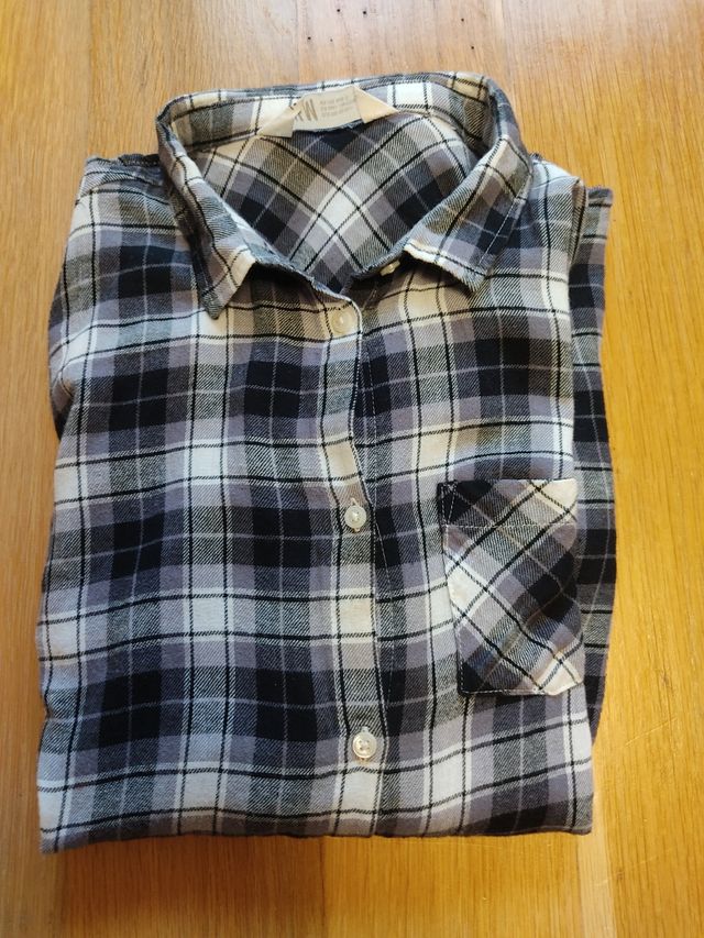 Camisa cuadros H&M - Talla 14y+