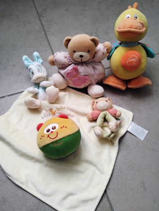 5 Peluche neonato morbidi