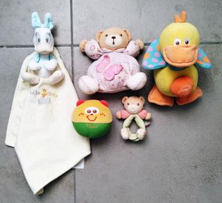 5 Peluche neonato morbidi