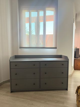 Cajonera HAUGA Ikea - 6 cajones gris