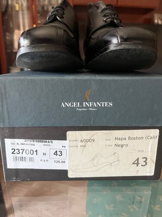 Angel Infantes - Zapatos Piel Napa 43