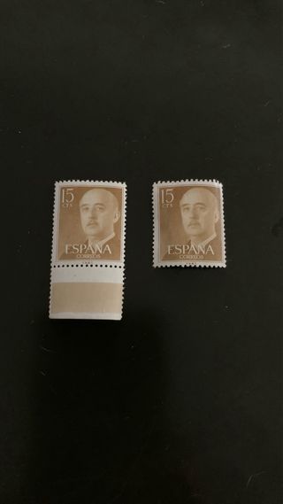 Sellos España 1955 - Franco