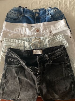 4 Vaqueros - Bershka & Pull&Bear