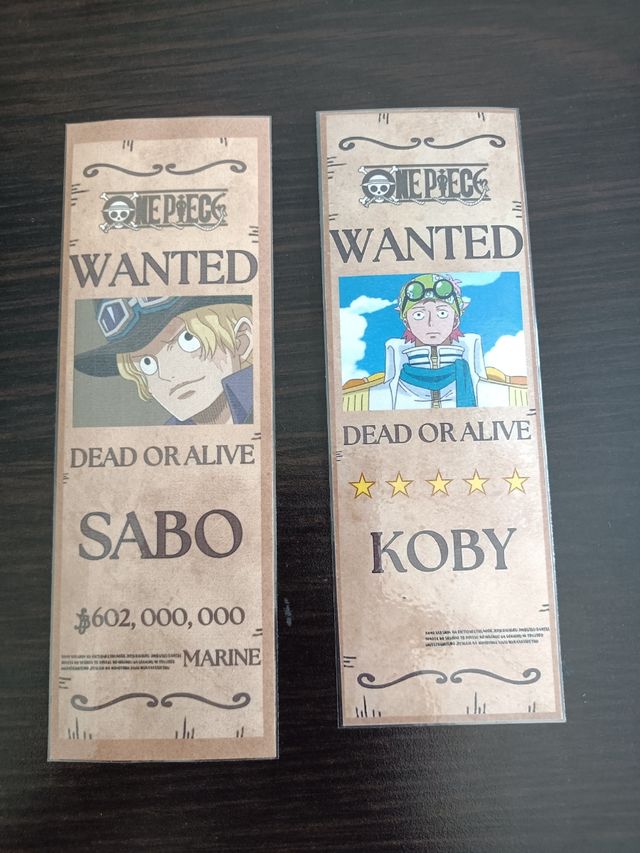 Marcapáginas One Piece Sabo & Koby