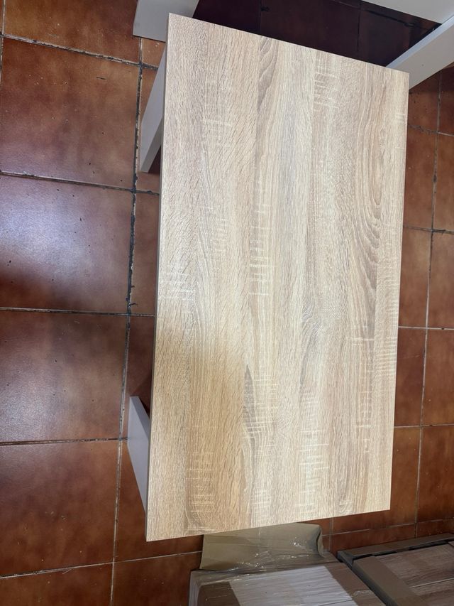 OFERTA MESA DE CENTRO ELEVABLE BEIGE 90x50cm