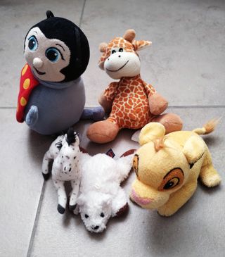5 Peluche Animali Savana