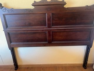 Cabecero cama madera maciza