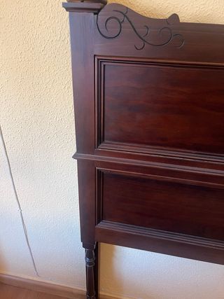 Cabecero cama madera maciza
