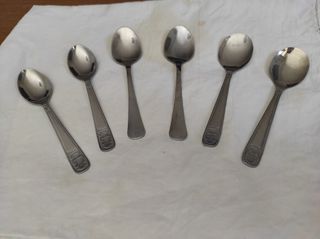 6 cucchiaini argento - Set vintage vario tipo