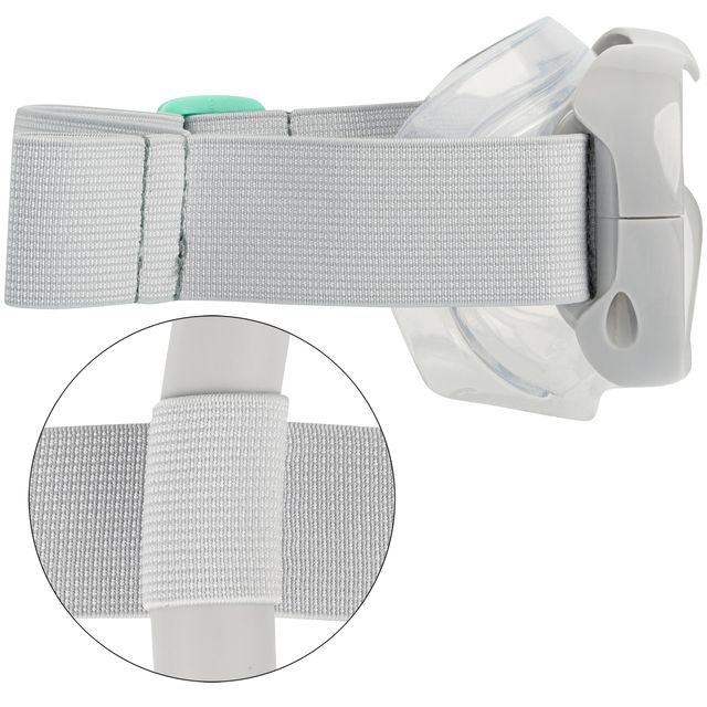 Kit Aletas Máscara Tubo Snorkel SNK 500 Niños Azul Gris