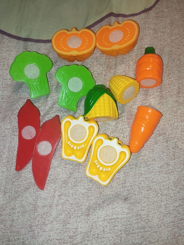 Juguetes verduras - 6 piezas