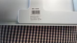 Mesa cama blanca plegable