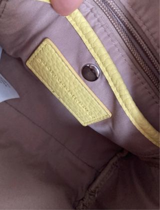 Bolso Adolfo Domínguez amarillo