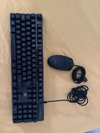 Teclado y Ratón Gaming Negro