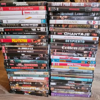 58 DVDs: Pulp Fiction, Crash, etc