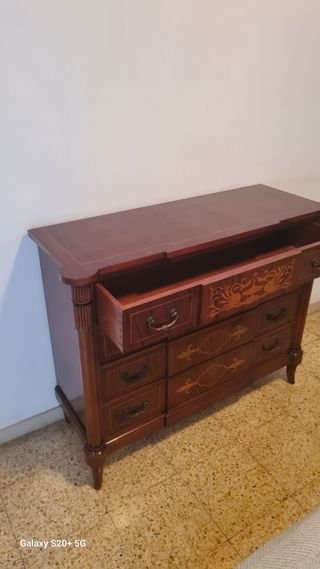 Cajonera madera estilo antiguo