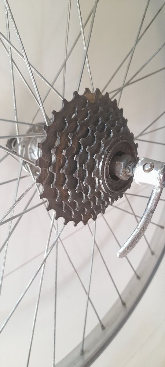 Rueda trasera bicicleta 24" usada