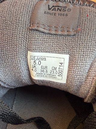 Vans Unisex Negras ULTRARANGE EXO ROWLEY T. 36,5