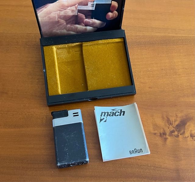 Isqueiro Braun Mach2 Vintage 1972