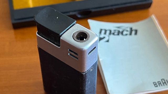 Isqueiro Braun Mach2 Vintage 1972