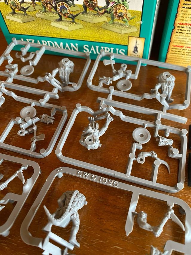 Miniaturas Warhammer Hombres Lagarto (1996)