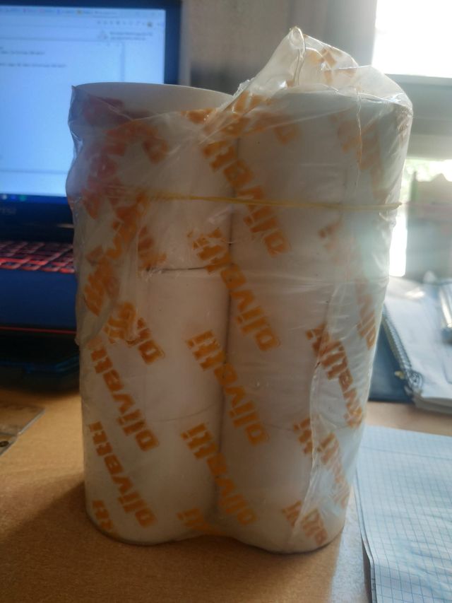 6 Rollos Papel Térmico Olivetti 40 32mt Tickets