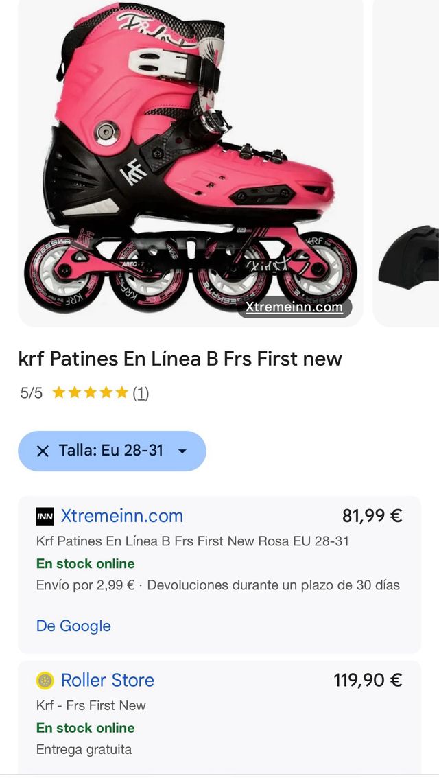 Patines en línea niña KF, (28-31)