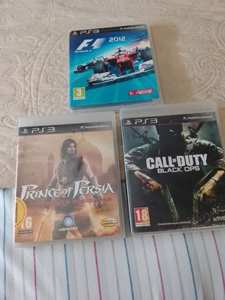 3 Juegos PS3 - Call of Duty, F1 2012, Prince of Pe