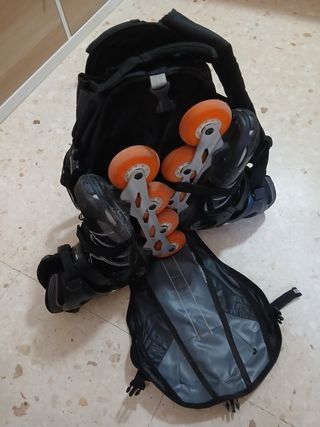 Patines Fila 43 + Mochila + Protecciones