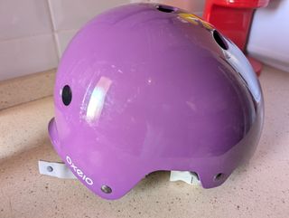 Casco bici niño/niña morado