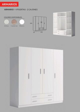 Armarios 2, 3 y 4 puerta