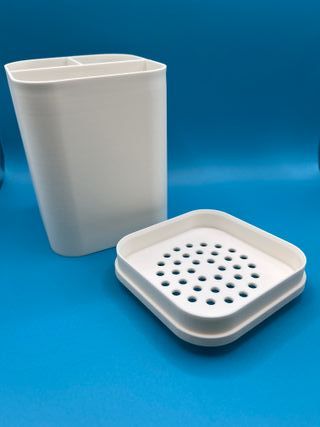 Suporte para escovas e pasta dos dentes